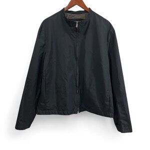 Banana Republic Black Lined Light Jacket Mens XL  With Pockets